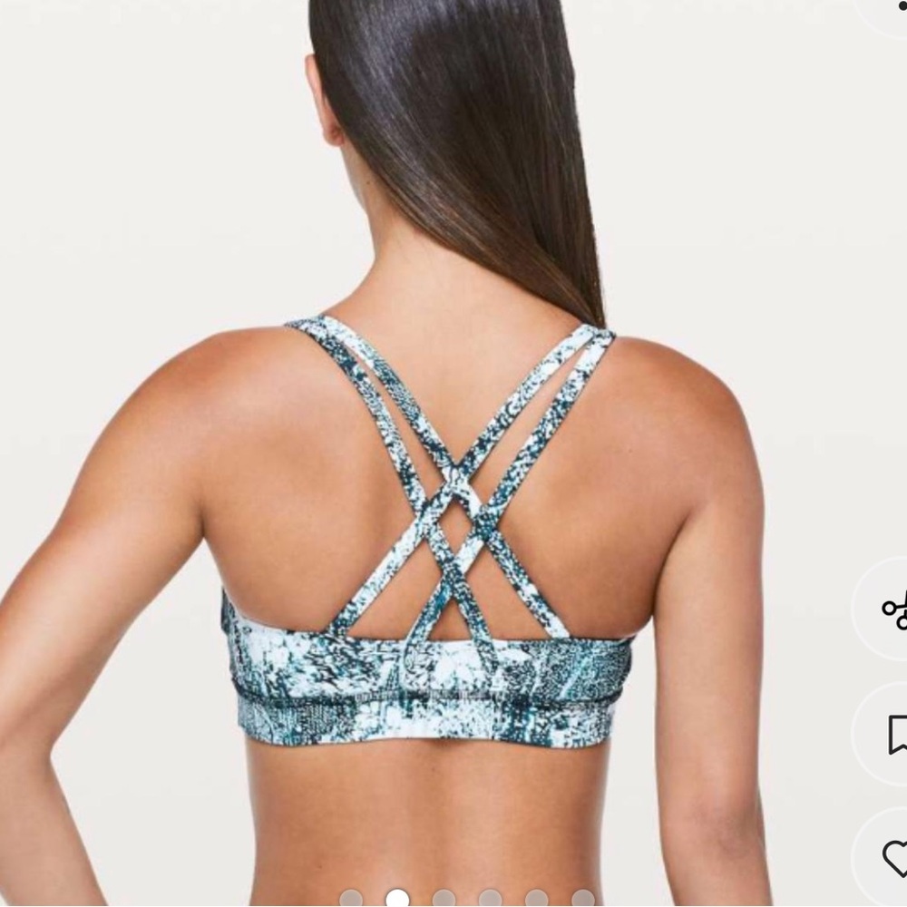 lululemon athletica energy wild wind Patterned Sports Bra 10 - Picture 2 of 6